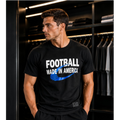 Football Made In America™ — MIA Bold Blue Performance Tee