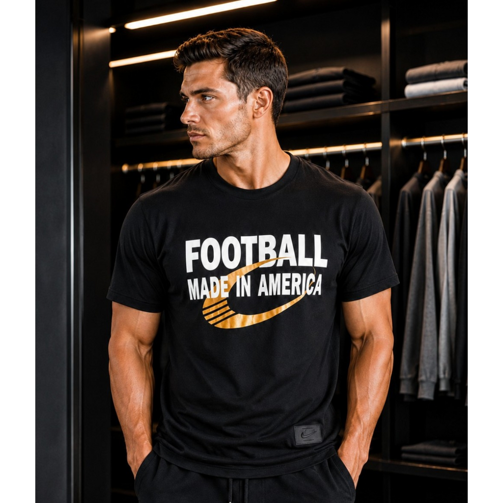 Football Made In America™ — MIA Bold Orange Performance Tee