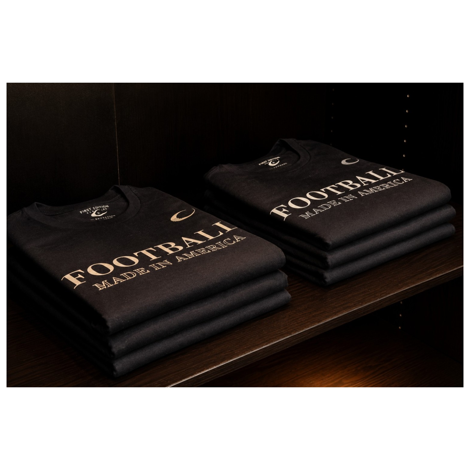Football Made In America™ — MIA Graphite Designer Tee