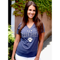 PAW FRIENDLY™ V-Neck Tee – Heather Blue
