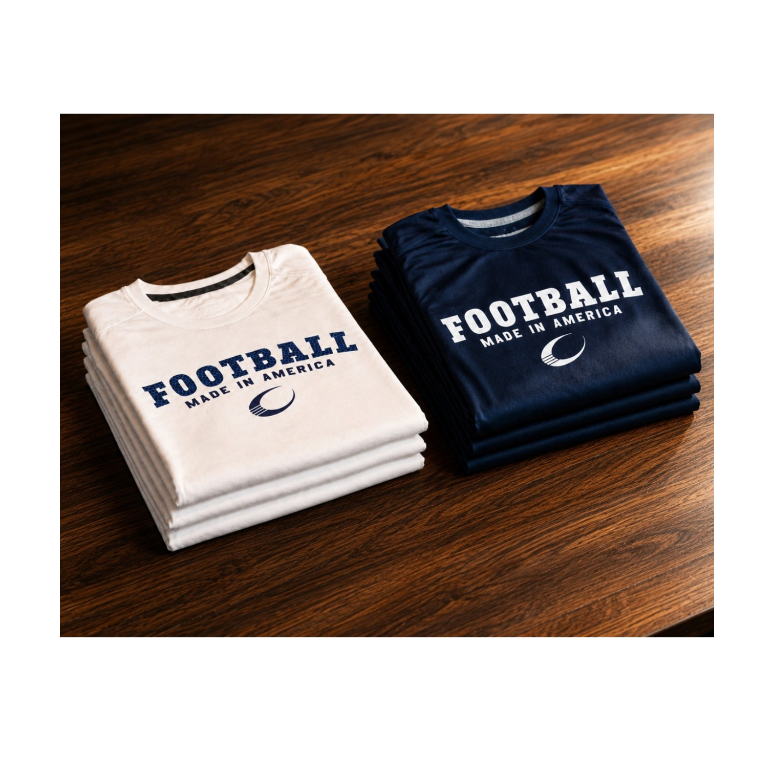 Football Made In America™ — MIA Classic White Performance Tee