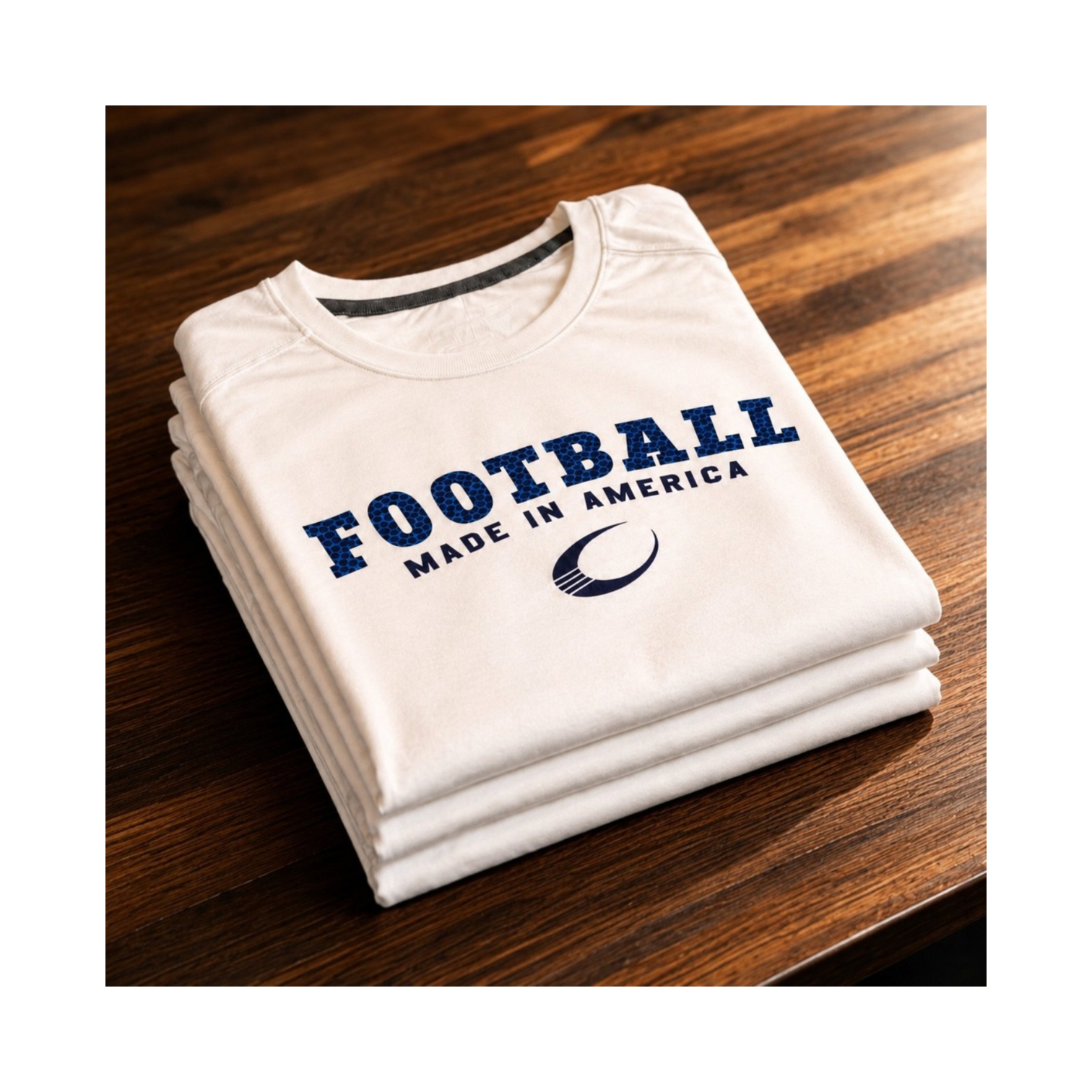 Football Made In America™ — MIA Classic White Performance Tee