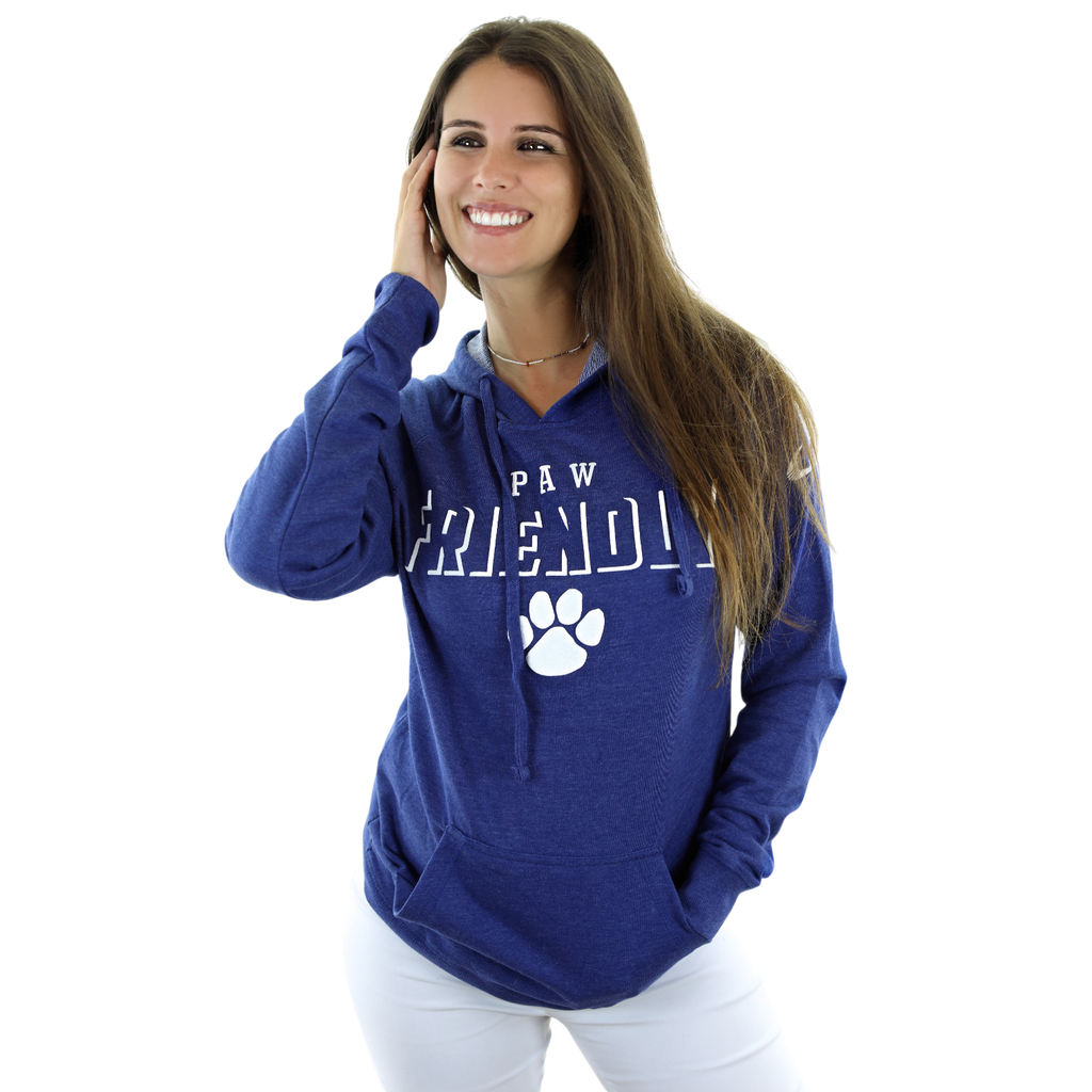 PAW FRIENDLY™ Heather Blue Hoodie